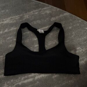 ALO Yoga Black Racerback Sports Bra